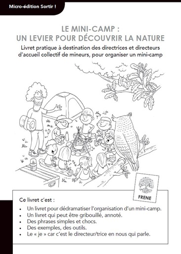Le mini-camp : un levier pour découvrir la nature